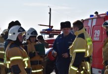 В Милославском прошли учения по тушению пожаров на объектах здравоохранения